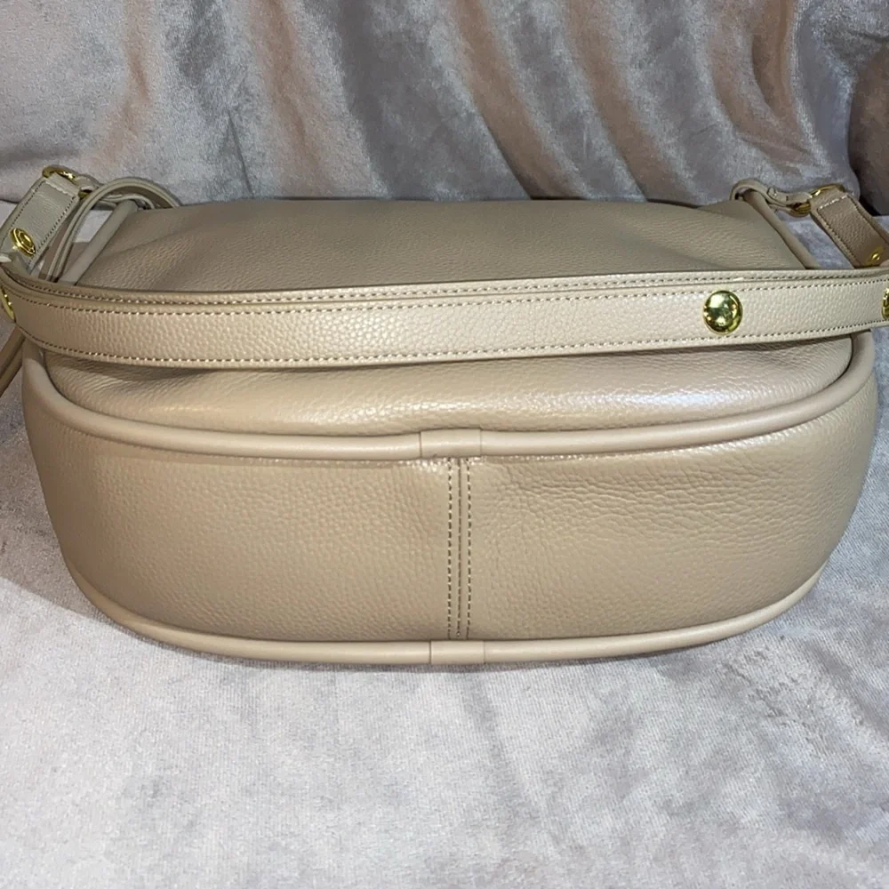 Aallyn Ingrid Marley hobo Biscotti Beige Leather Shoulder Bag